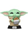 Фигурка Funko POP! Bobble Star Wars M & G Grogu with Food (841) 90821