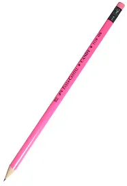 Карандаш чернографитный с ластиком «Candy», Faber-Castell, HB