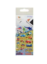 Наклейка декоративная зефирная 4 Транспорт 3 (70х160) (упаковка)