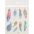 Тату с блестками (микс) Фея, Стрелы, Перья 12*10,5см - 2