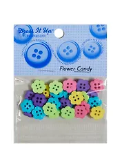 Набор пуговиц Assorted Items-Flower Candy (5979) (упаковка)