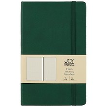 Книга для записей А5 96л тчк. "Joy Book. Еловый лес" иск.кожа, тв.переплет, ляссе, резинка, инд.уп.