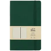 Книга для записей А5 96л тчк. "Joy Book. Еловый лес" иск.кожа, тв.переплет, ляссе, резинка, инд.уп.