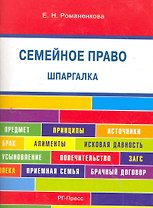 Шпаргалка по семейному праву (карман.).Уч.пос.