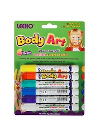Мелки Body Art (6цв) (BCR-8B-6) (Листопадова)