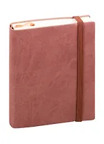 Ежедневник недат. А6 152л Reference какао, иск.кожа, интегр.переплет, тонир.блок, на резинке