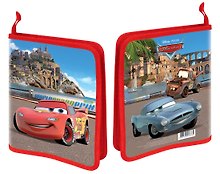 Папка для тетрадей А5 1отд. "Cars" молния, обшит.пластик, Disney