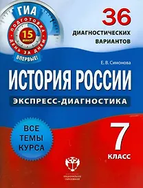 История России. 7 класс. 36 диагностических вариантов