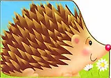 Яркие картинки. Колючий ежик
