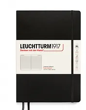 Книга для записей B5, 109 листов в линейку "Composition", твердая обложка, Черный, Leuchtturm1917