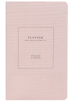 Планнер недат. 32л 130*210мм "Notes", розовый, мягк.переплет, ламинация, скрепка