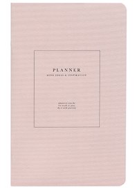 Планнер недат. 32л 130*210мм "Notes", розовый, мягк.переплет, ламинация, скрепка
