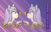 Кардхолдер (в форме книжки, 215х65 мм) I'm an anime person
