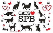 Сувенир, Магнит, АКМ Cats Love SPB большой/винил 030-1-01-14