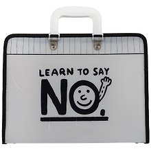 Папка -портфель пластиковый на молнии «Learn to say» А4, 7 отделений, с вырубной ручкой, в индивидуальной упаковке, в ассортименте