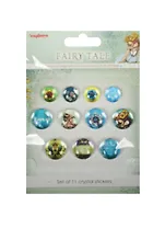 Акриловые украшения Камушки со стикером Сказка про фей (SCB53000004) (11шт.) (упаковка)