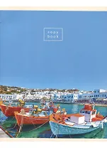 Тетрадь в клетку Listoff, Boats, 80 листов, в ассортименте