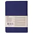 Записная книжка А6+ 136л кл. "Maple. Blue" иск.кожа с поролоном, ляссе, скругл.углы, инд.уп. - 1