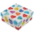 Подарочная коробка «Акварельные сердечки», 13 х 13 см - 0