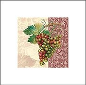 Салфетки для декупажа Гроздь винограда/Натюрморт (048) (2 шт) (33х33см) (упаковка)