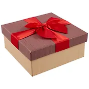 Подарочная коробка «Красный бант», средняя