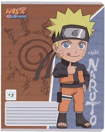 Тетрадь в линейку Academy Style «Naruto» в ассортименте, 12 листов