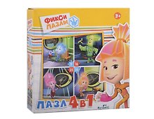 Пазл «Фиксики» 4в1 (9,16,25,36 элементов) Origami