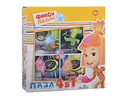 Пазл Оригами 4в1 9-16-25-36эл Серия Фиксики 12550