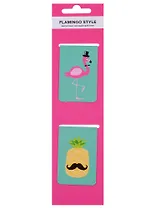 Магнитные закладки «Flamingo style», 2 штуки