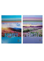 Тетрадь в клетку BG, "Закат в горах", А4, 96 листов, в ассортименте