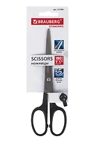 Ножницы 180мм "Standard" черные, классич.форма, двухсторонняя заточка, BRAUBERG