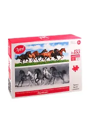 Пазл Кони Диптих Астрель 2х133 элемента 05723