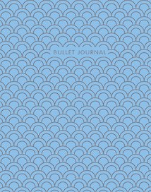 Bullet Journal (Голубой дракон) 162x210мм, твердая обложка, пружина, блокнот в точку, 120 стр.
