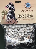 Набор для создания украшений из деревянных бусин Jolly Art (WBS.001) (упаковка)