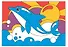 Набор для творчества. Картина по номерам "Радостный дельфин" - 0