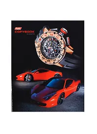 Тетрадь 48л кл. "AutoTime" офсет, выб.лак, ассорти, Hatber