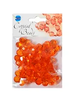Набор бусин Кристальная игра Цветочки оранжевые (CRP065) (упаковка)