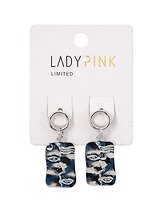 Серьги `LADY PINK` METALLIC (193127)
