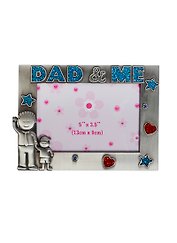 Фоторамка (13х9) со стразами Dad & me (16х13) (108015)