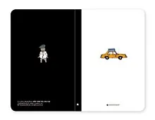 Карманный Ежедневник, с фигуркой "New York Yellow Cab" (D12-08) (Оранжевая корова)
