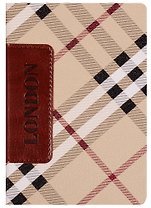 Ежедневник недат. А6 96л "London" иск.кожа, тв.переплет, с нашивкой, ляссе, In Folio