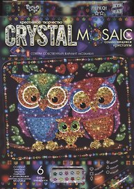Набор для творчества ДАНКО-ТОЙС Crystal Mosaic Совы