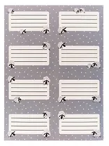 Наклейки для тетрадей 24 штуки "Овечки"