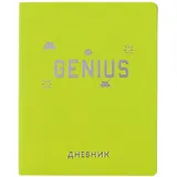 Дневник школьный Listoff, "Silver Lines. Genius"