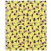 Тетрадь в клетку Unnika, "Кот в полоску", 96 листов, в ассортименте