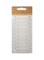 Декоративная ограда белая (SCB26003020) (13х4,5см) (упаковка)