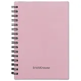 Записная книжка А6 80л кл. "Candy" серебрян.перламутр, пласт.обл., спираль, ErichKrause