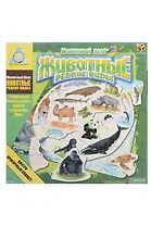 Магнитный пазл (бол) 6208 Животные Редкие виды (коробка)