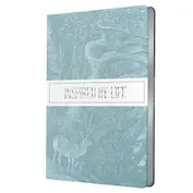 Ежедневник дат. 2026г. А5 176л "FLOREALE. Smoky Sky" 7Б, иск.кожа, интегр.переплет, тонир.блок, тисн.фольгой, металл.торец, скругл.углы, ляссе, инд.уп