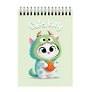 Блокнот А7 60л "Cute Kitty.2" гребень